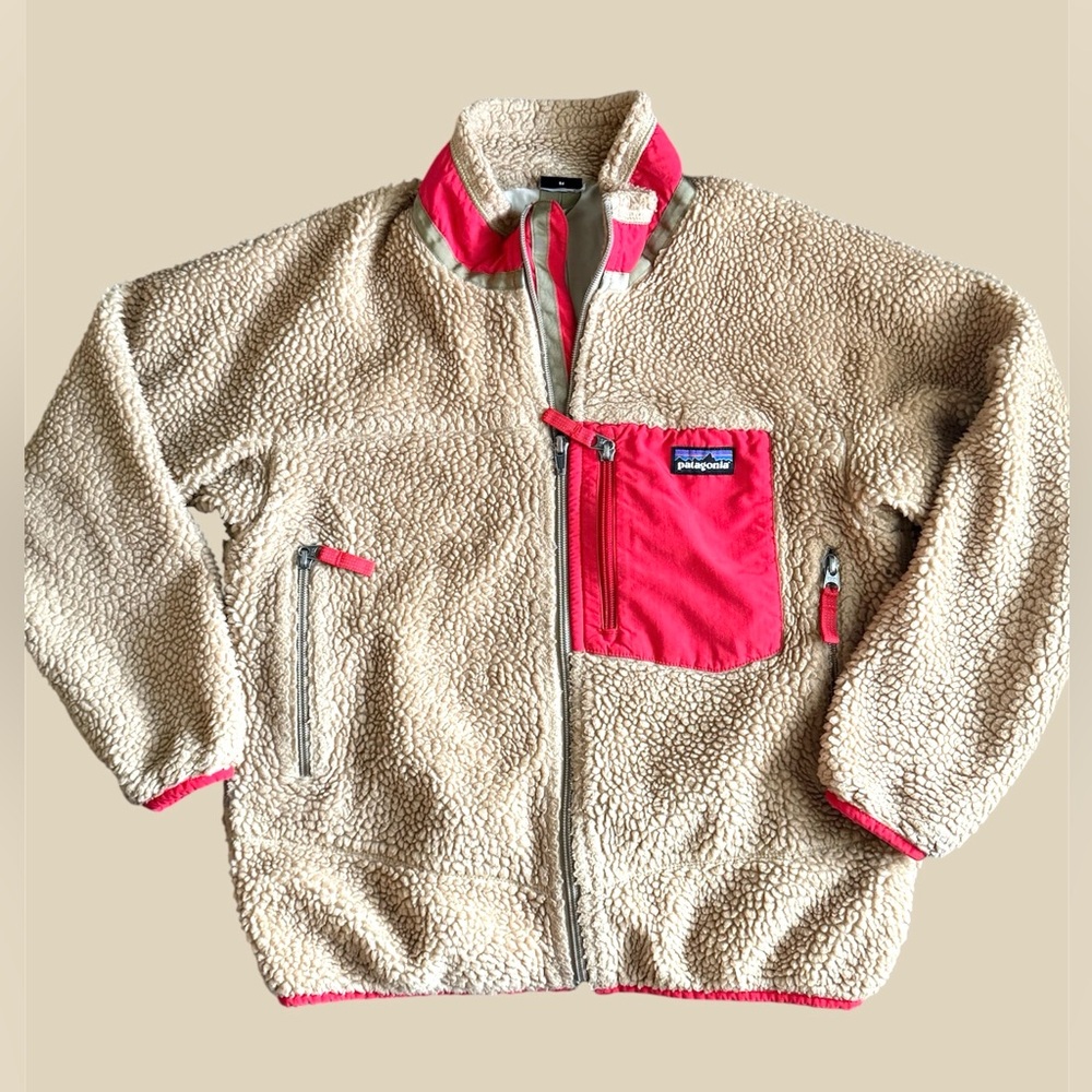 Patagonia Boys' Retro-X Jacket Classic Tan Size 8